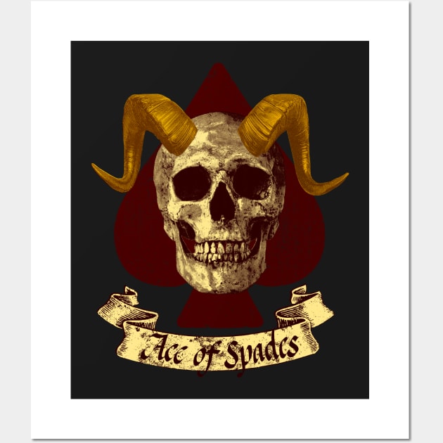 Ace of Spades Wall Art by thezeegn